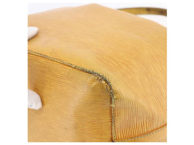 Noe LOUIS VUITTON Borsa a Spalla Petit Noé Epi Gialla M44109 LV Auth BA7004 Giallo - vista 15