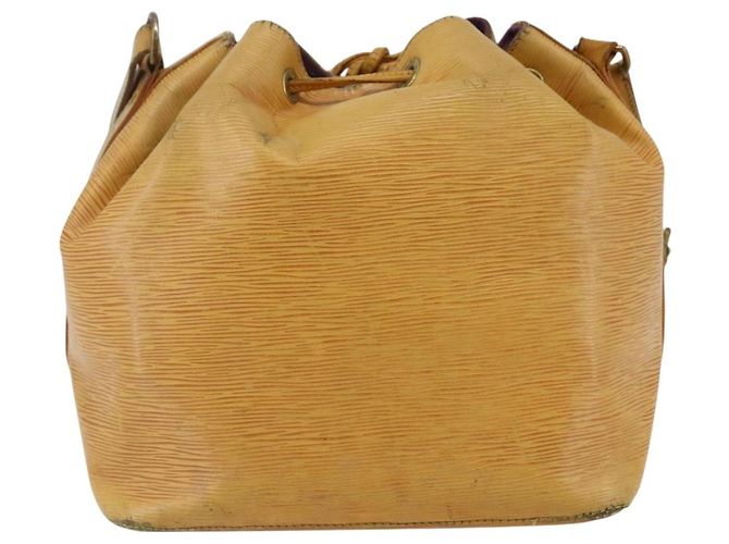 Noe LOUIS VUITTON Borsa a Spalla Petit Noé Epi Gialla M44109 LV Auth BA7004 Giallo - vista 2