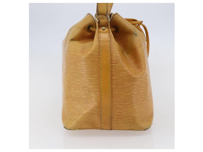 Noe LOUIS VUITTON Borsa a Spalla Petit Noé Epi Gialla M44109 LV Auth BA7004 Giallo - vista 3