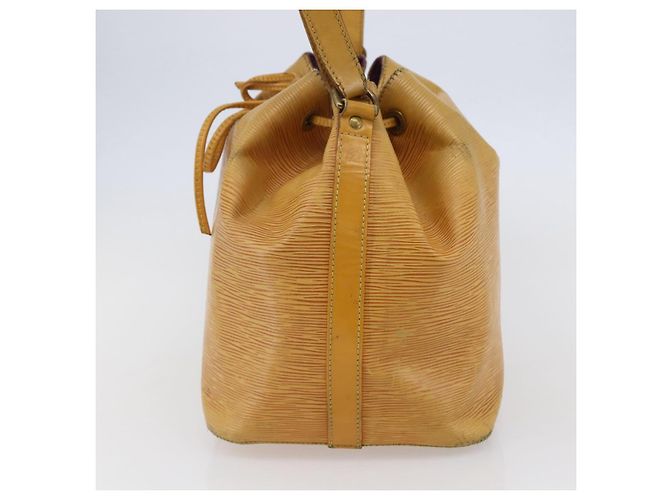 Noe LOUIS VUITTON Borsa a Spalla Petit Noé Epi Gialla M44109 LV Auth BA7004 Giallo - vista 4