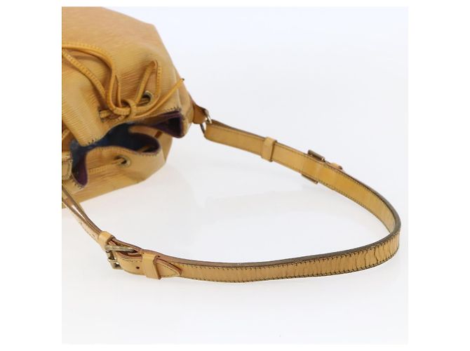 Noe LOUIS VUITTON Borsa a Spalla Petit Noé Epi Gialla M44109 LV Auth BA7004 Giallo - vista 7