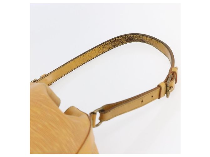 Noe LOUIS VUITTON Borsa a Spalla Petit Noé Epi Gialla M44109 LV Auth BA7004 Giallo - vista 8