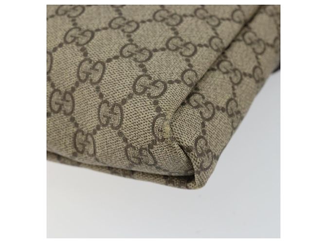 Gucci Borsa a Spalla GG Supreme in PVC Pelle Beige 223666 Auth ep11388 - vista 15