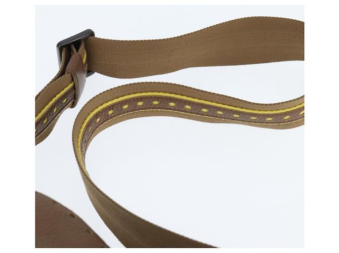 Autre Marque Borsa a spalla Bottega Veneta in pelle forata marrone oro Auth bs30220 D'oro - vista 8