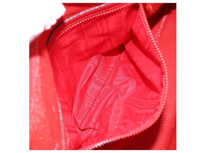 Borsa a mano CÉLINE Circle in pelle 2 in 1 rossa Auth 145769 Rosso - vista 11