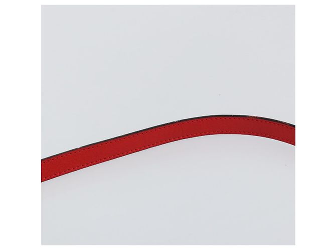 Borsa a mano CÉLINE Circle in pelle 2 in 1 rossa Auth 145769 Rosso - vista 15