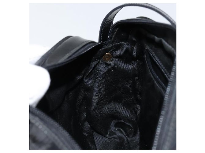 Borsa a Spalla Vala Smalto Nero Oro Auth BA7055 di Salvatore Ferragamo D'oro - vista 19