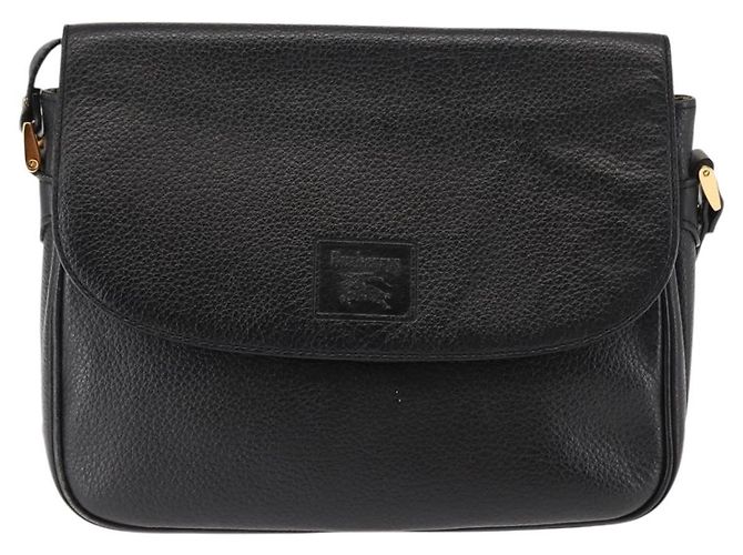 Autre Marque Burberry Schultertasche aus Leder Braun Gold Auth ep11389 Golden - Ansicht 13