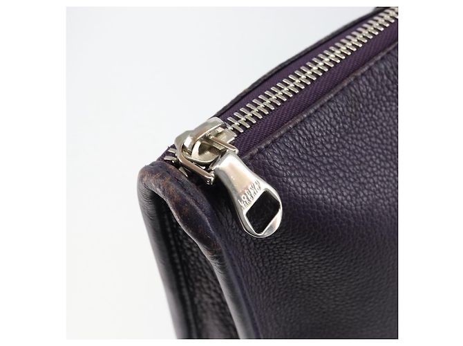 LOEWE Tote Bag aus Leder lila Silber authentisch ep11409 - Ansicht 10