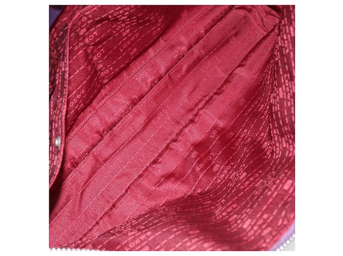 LOEWE Tote Bag aus Leder lila Silber authentisch ep11409 - Ansicht 11