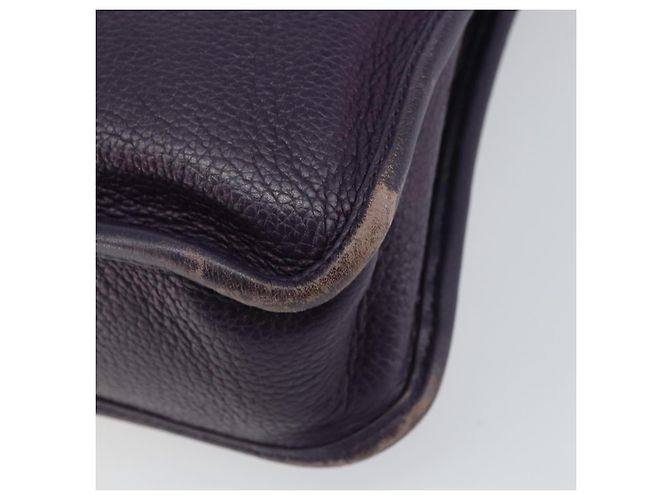 LOEWE Tote Bag aus Leder lila Silber authentisch ep11409 - Ansicht 16