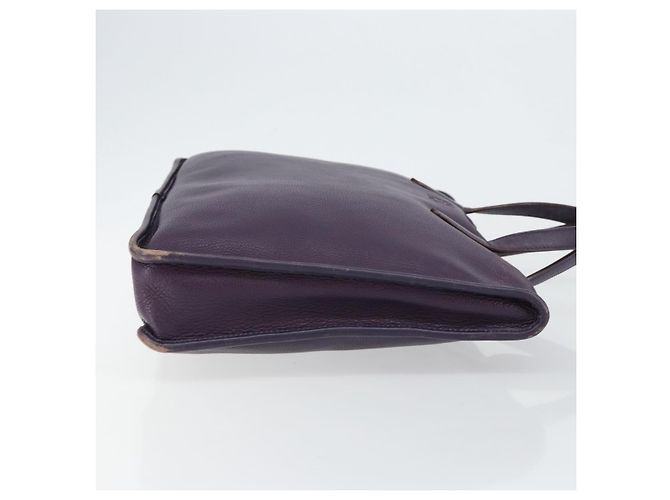 LOEWE Tote Bag aus Leder lila Silber authentisch ep11409 - Ansicht 3