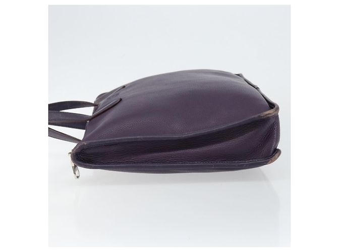 LOEWE Tote Bag aus Leder lila Silber authentisch ep11409 - Ansicht 4