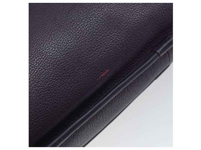 LOEWE Tote Bag aus Leder lila Silber authentisch ep11409 - Ansicht 9