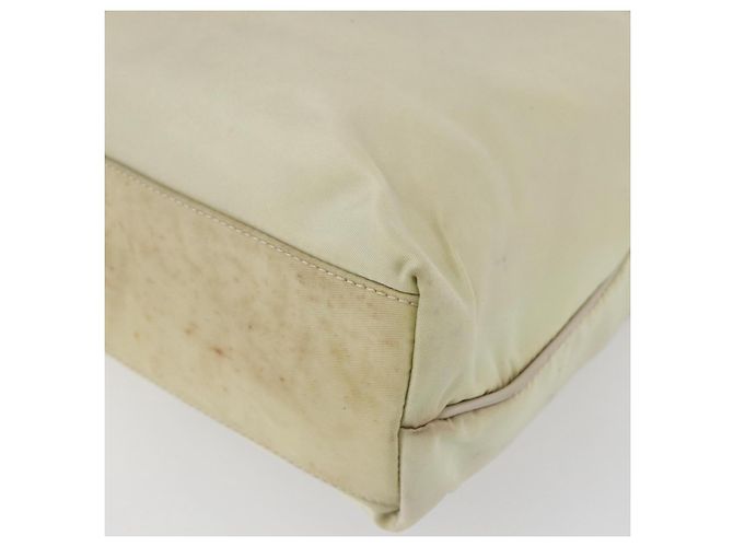 Borsa Tote PRADA Nylon Avorio Oro Auth 147996 D'oro Crudo - vista 15