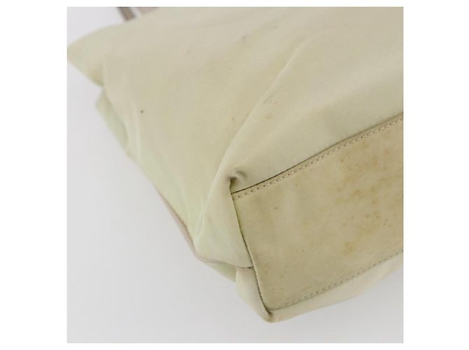 Borsa Tote PRADA Nylon Avorio Oro Auth 147996 D'oro Crudo - vista 16