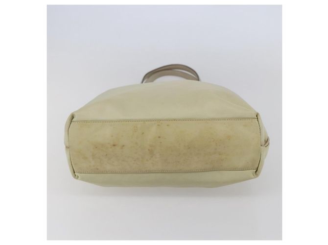 Borsa Tote PRADA Nylon Avorio Oro Auth 147996 D'oro Crudo - vista 5