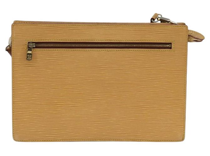 LOUIS VUITTON Borsa a Spalla Epi Angian Beige M52116 LV Auth 147346 - vista 13