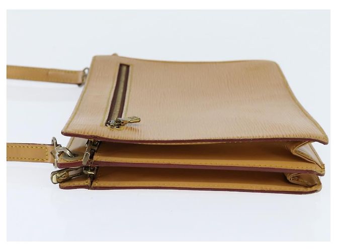 LOUIS VUITTON Borsa a Spalla Epi Angian Beige M52116 LV Auth 147346 - vista 3