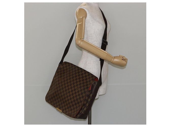 LOUIS VUITTON Borsa a Spalla Bastille Damier Ebene N45258 LV Auth BA6532 - vista 23