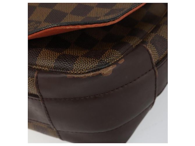 LOUIS VUITTON Borsa a Spalla Bastille Damier Ebene N45258 LV Auth BA6532 - vista 9