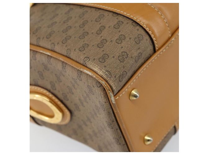 Gucci Borsa a mano Micro GG Supreme in PVC beige e oro 000 39 0158 Auth th6321 D'oro - vista 15