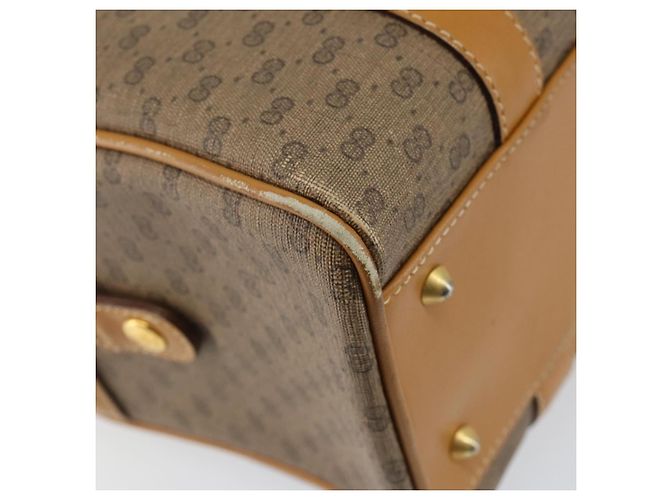 Gucci Borsa a mano Micro GG Supreme in PVC beige e oro 000 39 0158 Auth th6321 D'oro - vista 17