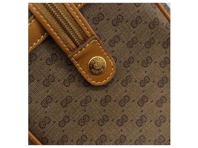 Gucci Borsa a mano Micro GG Supreme in PVC beige e oro 000 39 0158 Auth th6321 D'oro - vista 18