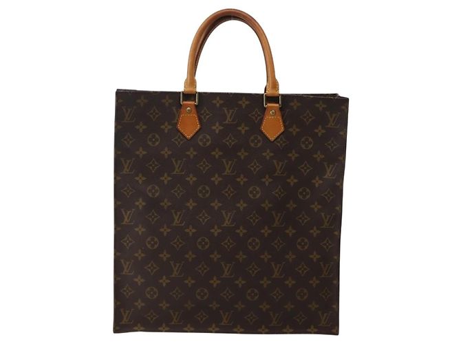 LOUIS VUITTON Borsa Sac Plat Monogram M51140 Auth LV 143141 Monogramma - vista 13