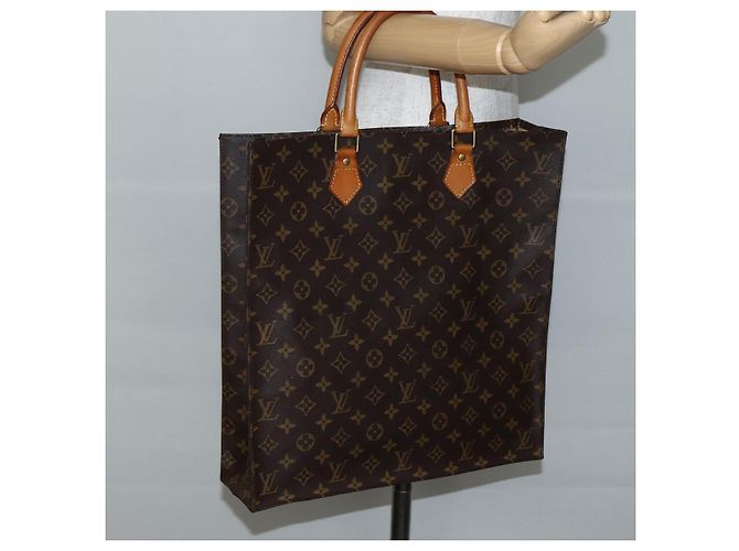 LOUIS VUITTON Borsa Sac Plat Monogram M51140 Auth LV 143141 Monogramma - vista 19
