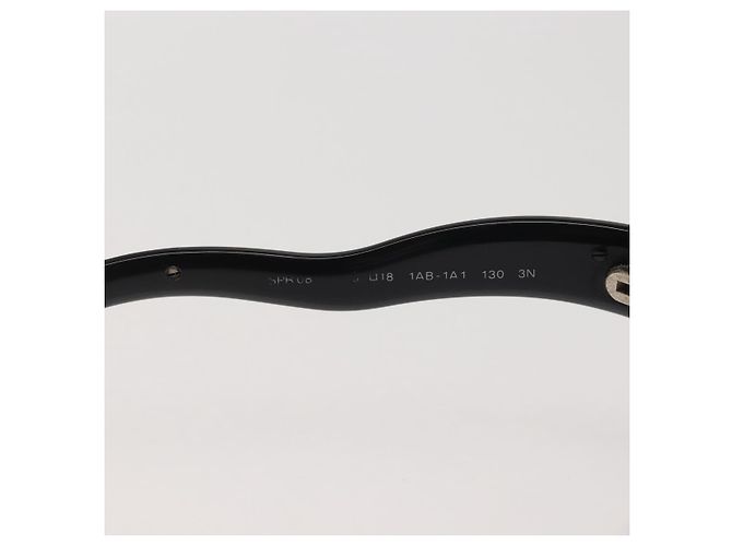 Occhiali da sole PRADA in plastica neri Auth am9039 - vista 10