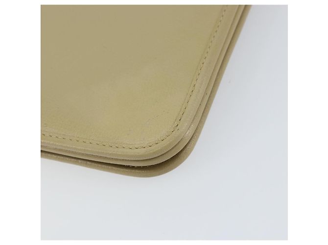 Borsa a Spalla Christian Dior in Pelle Beige Oro Auth BA7996 D'oro - vista 15