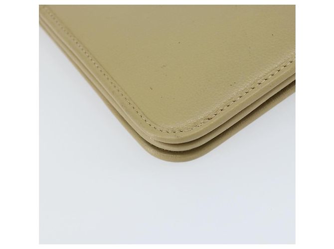 Borsa a Spalla Christian Dior in Pelle Beige Oro Auth BA7996 D'oro - vista 16