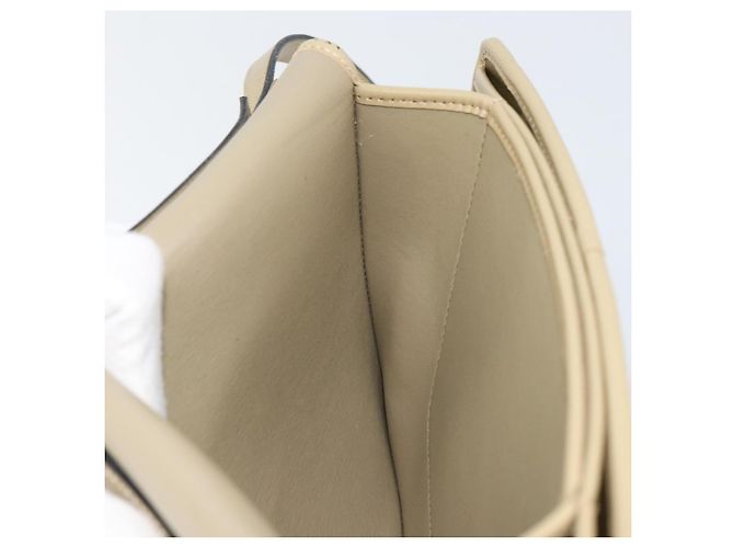 Borsa a Spalla Christian Dior in Pelle Beige Oro Auth BA7996 D'oro - vista 19