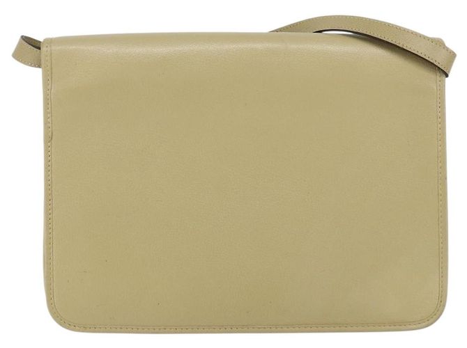 Borsa a Spalla Christian Dior in Pelle Beige Oro Auth BA7996 D'oro - vista 2