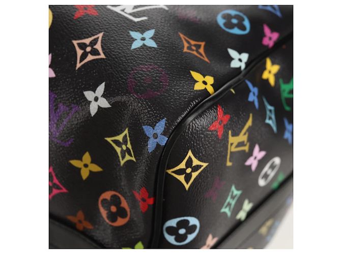 LOUIS VUITTON Multicolor LVxTM Keepall Bandoulière 50 Tasche M13745 Auth 147914SM Schwarz - Ansicht 16