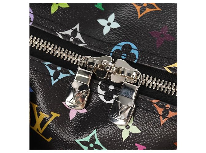LOUIS VUITTON Multicolor LVxTM Keepall Bandoulière 50 Tasche M13745 Auth 147914SM Schwarz - Ansicht 19
