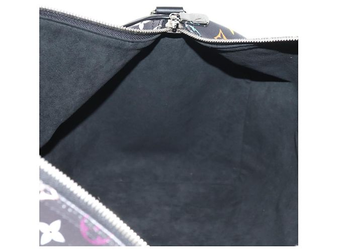 LOUIS VUITTON Multicolor LVxTM Keepall Bandoulière 50 Tasche M13745 Auth 147914SM Schwarz - Ansicht 20