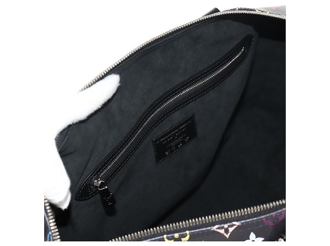 LOUIS VUITTON Multicolor LVxTM Keepall Bandoulière 50 Tasche M13745 Auth 147914SM Schwarz - Ansicht 22