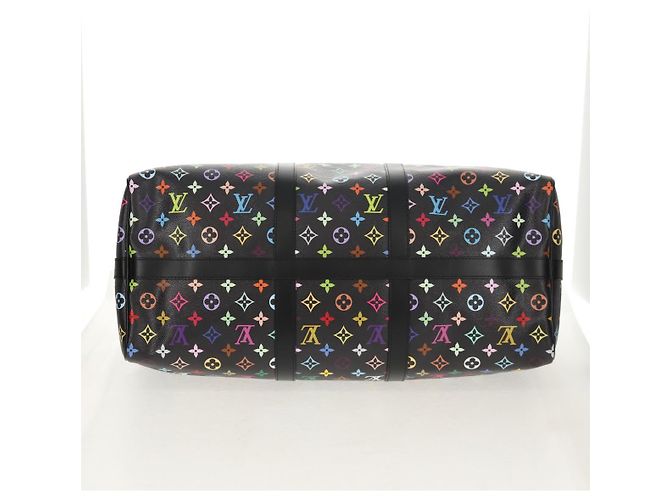 LOUIS VUITTON Multicolor LVxTM Keepall Bandoulière 50 Tasche M13745 Auth 147914SM Schwarz - Ansicht 5