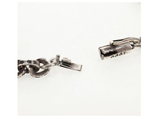 Colar de corrente de papel Chrome Hearts Ag925 18 polegadas Prata Auth 142426M - vista 12