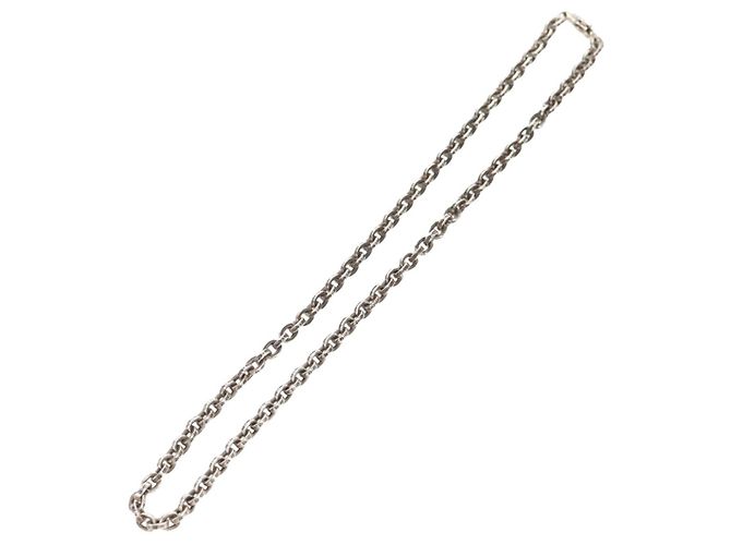 Colar de corrente de papel Chrome Hearts Ag925 18 polegadas Prata Auth 142426M - vista 6