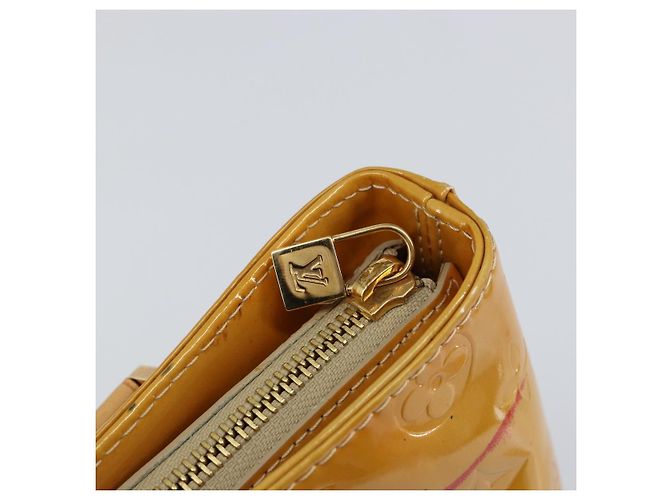 LOUIS VUITTON Borsa a Mano Monogram Vernis Houston Beige M91004 LV Auth BA6988 - vista 16