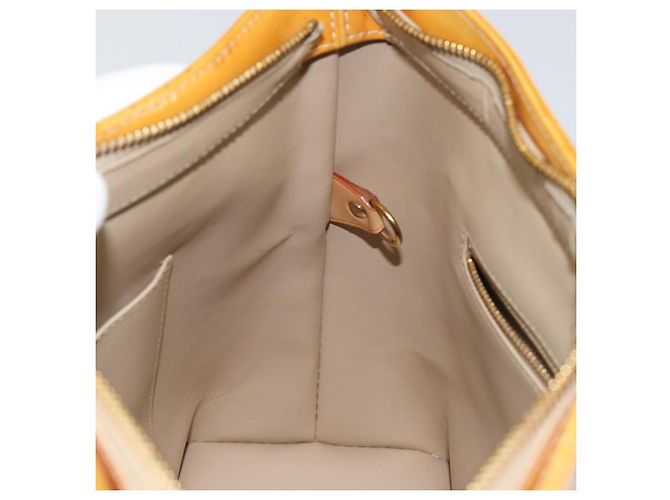 LOUIS VUITTON Borsa a Mano Monogram Vernis Houston Beige M91004 LV Auth BA6988 - vista 20