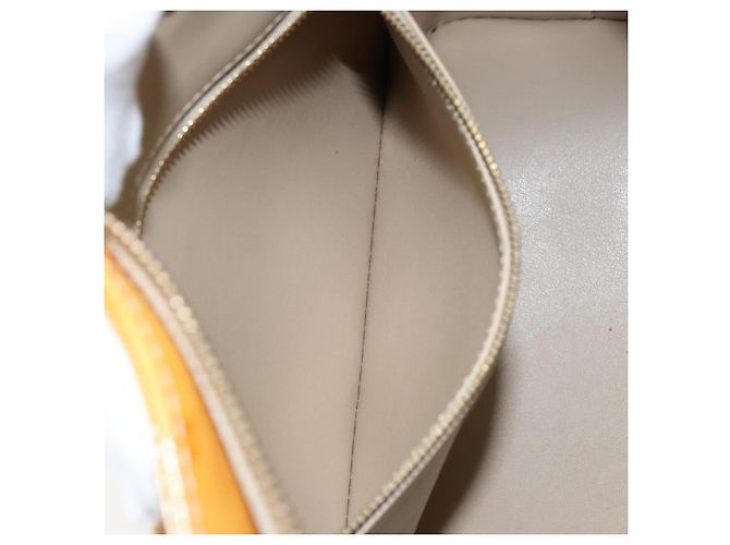 LOUIS VUITTON Borsa a Mano Monogram Vernis Houston Beige M91004 LV Auth BA6988 - vista 21