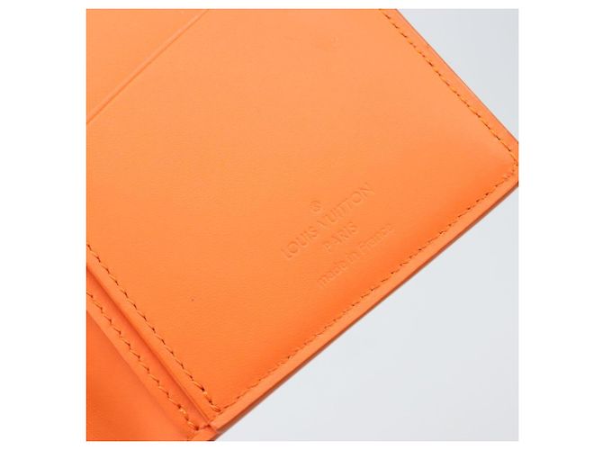 LOUIS VUITTON Aerogram Cartera Braza Monedero Largo Naranja M81153 Auth BA6692 - vista 10