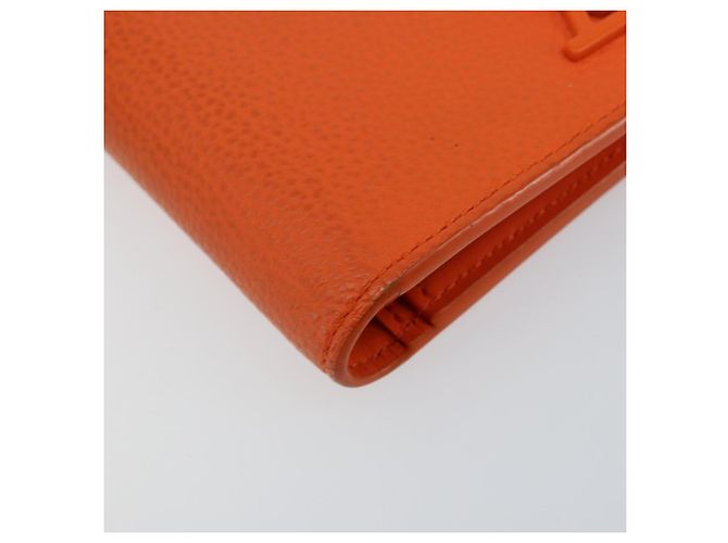 LOUIS VUITTON Aerogram Cartera Braza Monedero Largo Naranja M81153 Auth BA6692 - vista 14