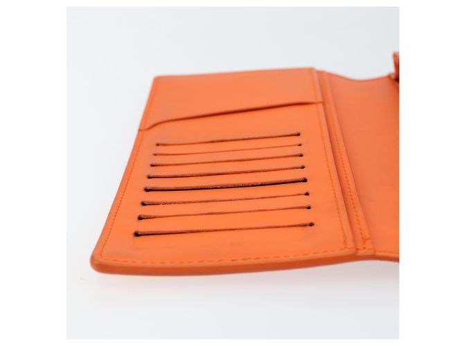 LOUIS VUITTON Aerogram Cartera Braza Monedero Largo Naranja M81153 Auth BA6692 - vista 19