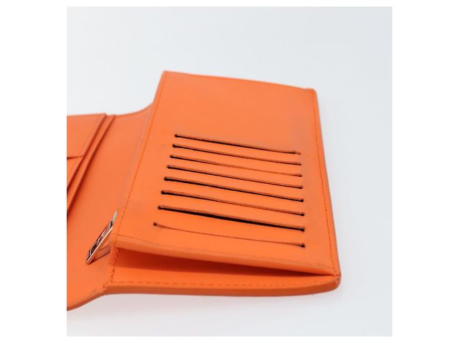 LOUIS VUITTON Aerogram Cartera Braza Monedero Largo Naranja M81153 Auth BA6692 - vista 21