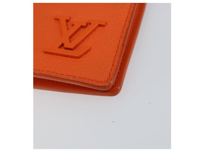 LOUIS VUITTON Aerogram Cartera Braza Monedero Largo Naranja M81153 Auth BA6692 - vista 7